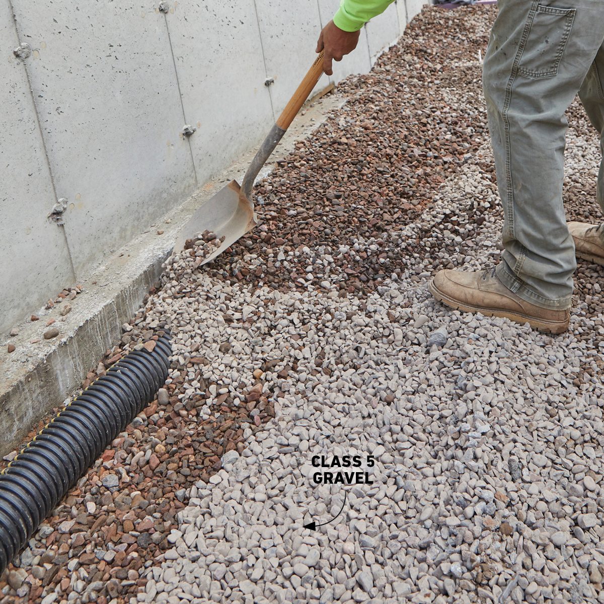 Lay the Drain Tile