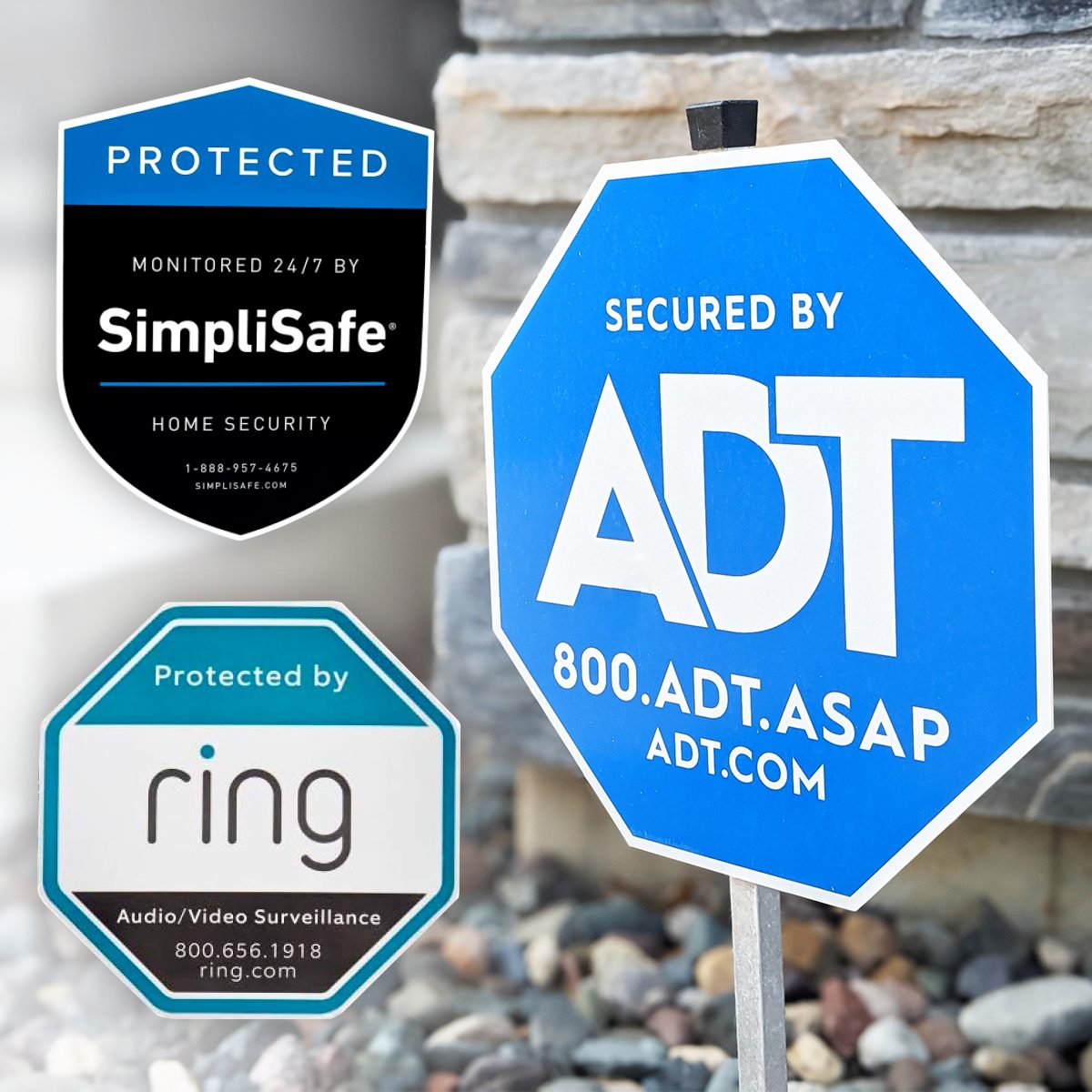 ADT sign