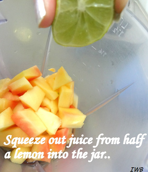 Papaya and Sun Melon Summer Fruit Drink Recipe9