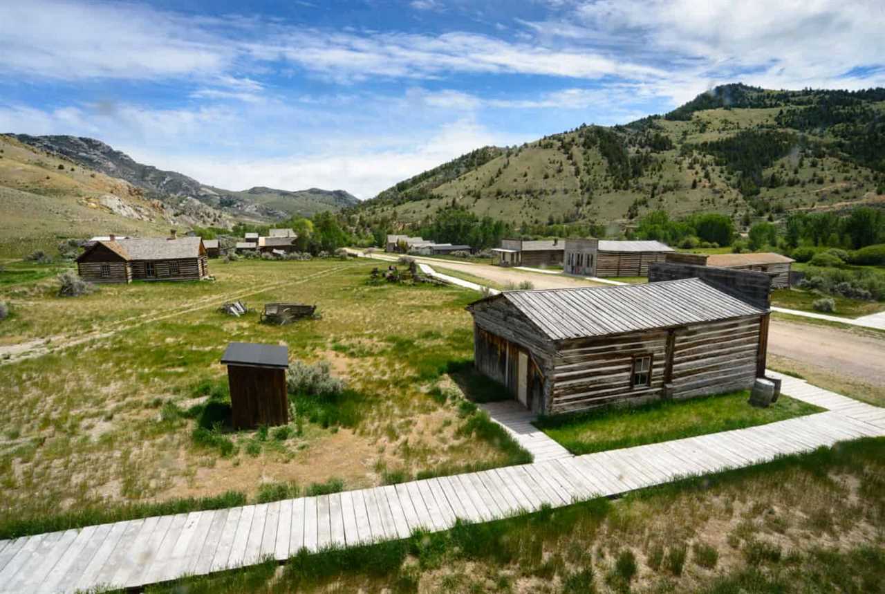 Overview of pet friendly Bannack Ghost Town in Montana