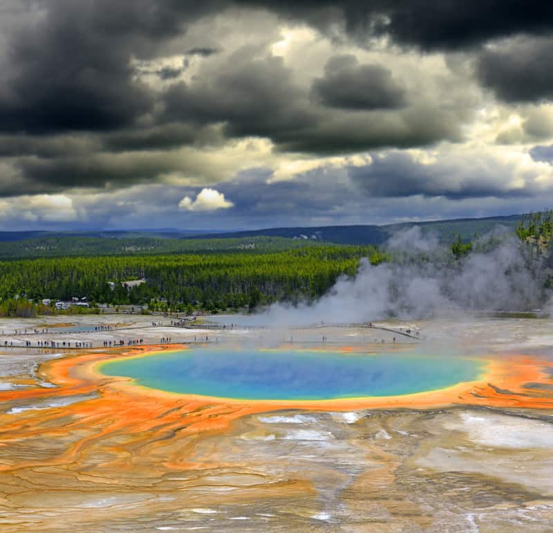 Prismatic Spring in Yellowstone National Park, Wyoming