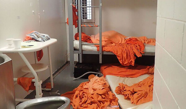 Jeffrey Epstein&rsquo;s cell at the Metropolitan Correctional Center after his suicide.