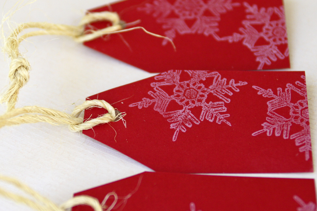 Easy Stamped Christmas Gift Tags