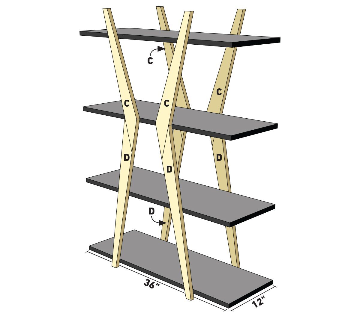 Entryway Shelf Tech Art