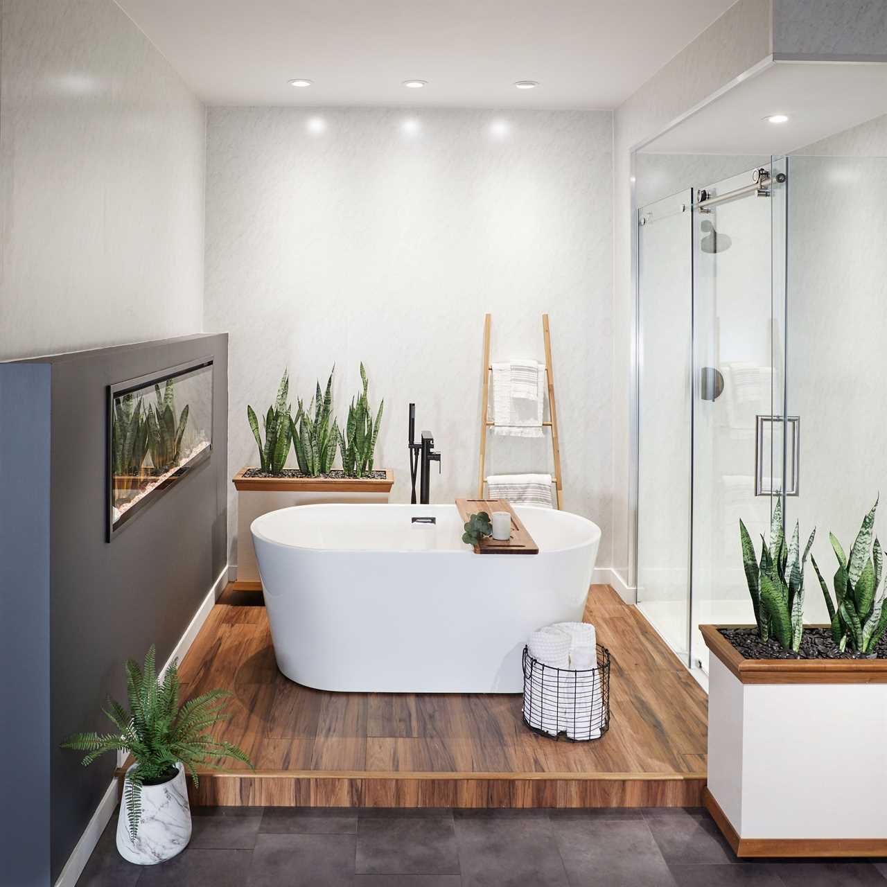 Spa bathroom at home