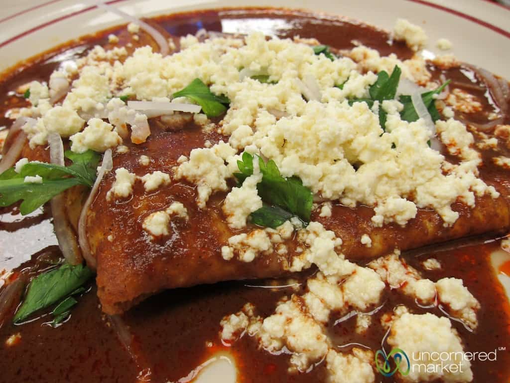 Comida de Oaxaca, Enchiladas
