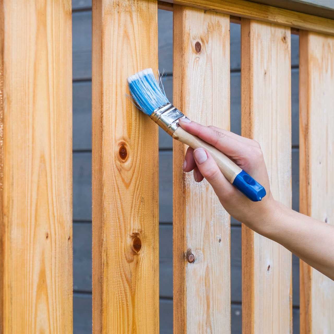 Painted Terrace Railings