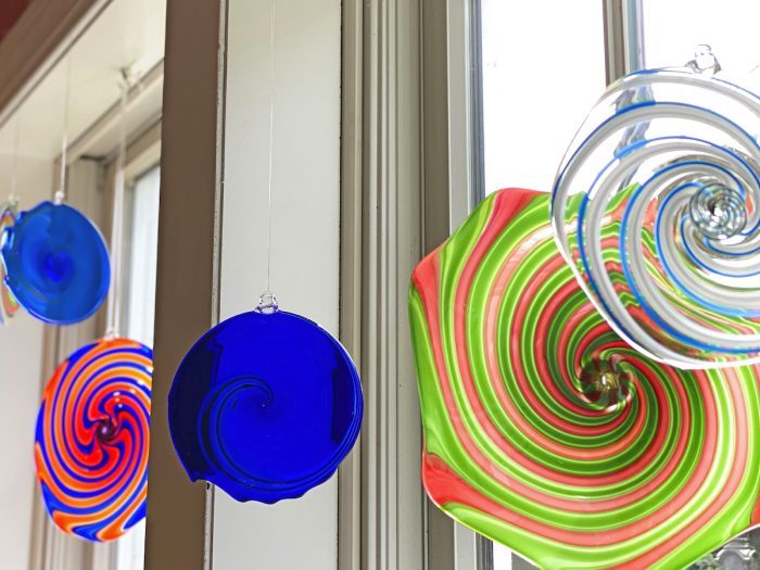 Glass Suncatchers In Window