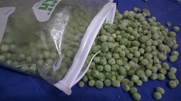 frozen peas