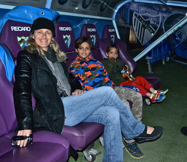 players seats - La Rosaleda Malaga FC Stadium Tour