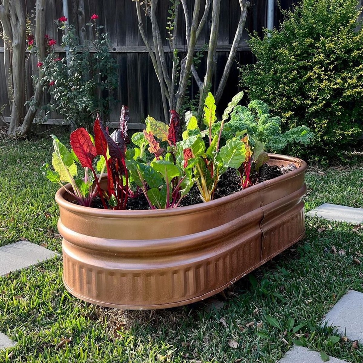 Copper Raised Garden Bed Courtesy Thekiwihome Instagram