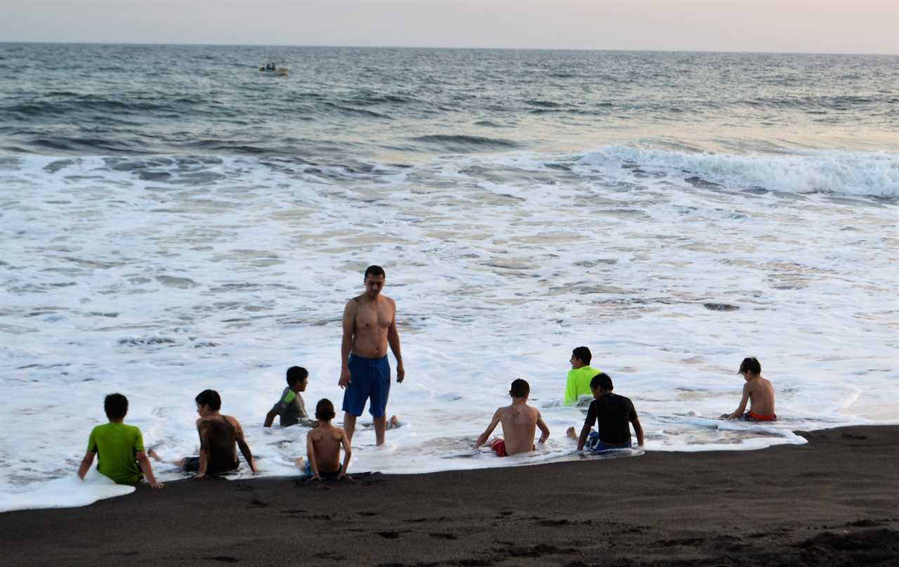 beach birthday party - monterico beach guatemala