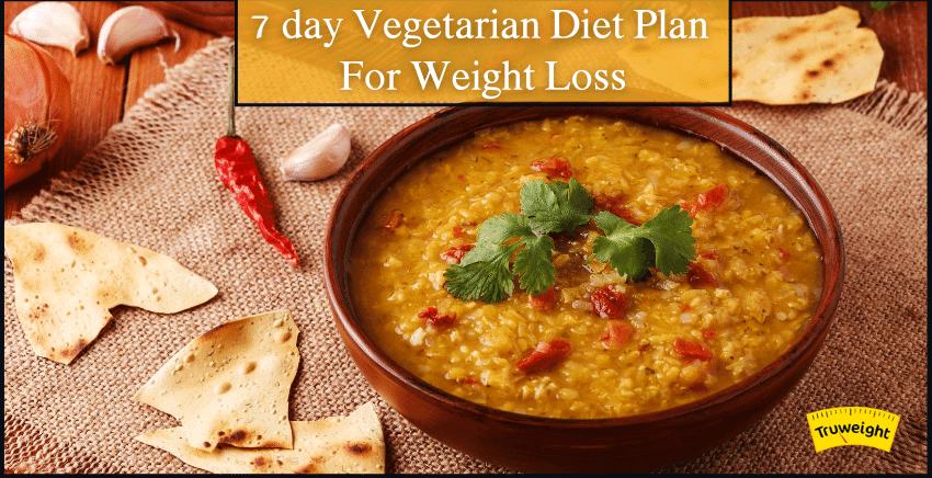 Vegetarian diet plan for weight loss