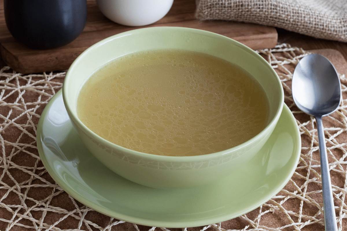 Blissful chicken bone broth