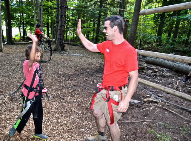 confidence builder arbortrek canopy adventures vermont 