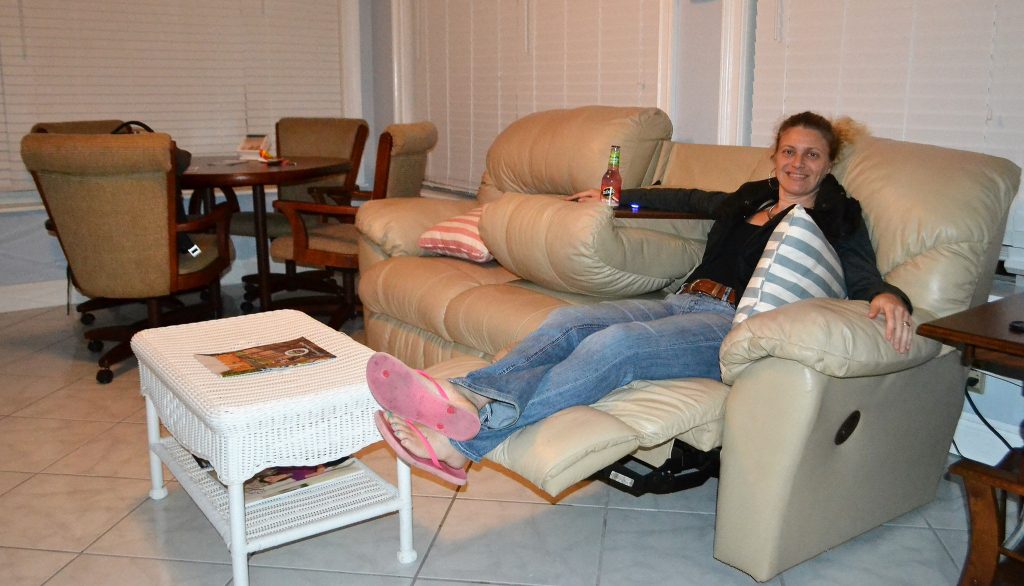 living room of a house rental in sebring fl