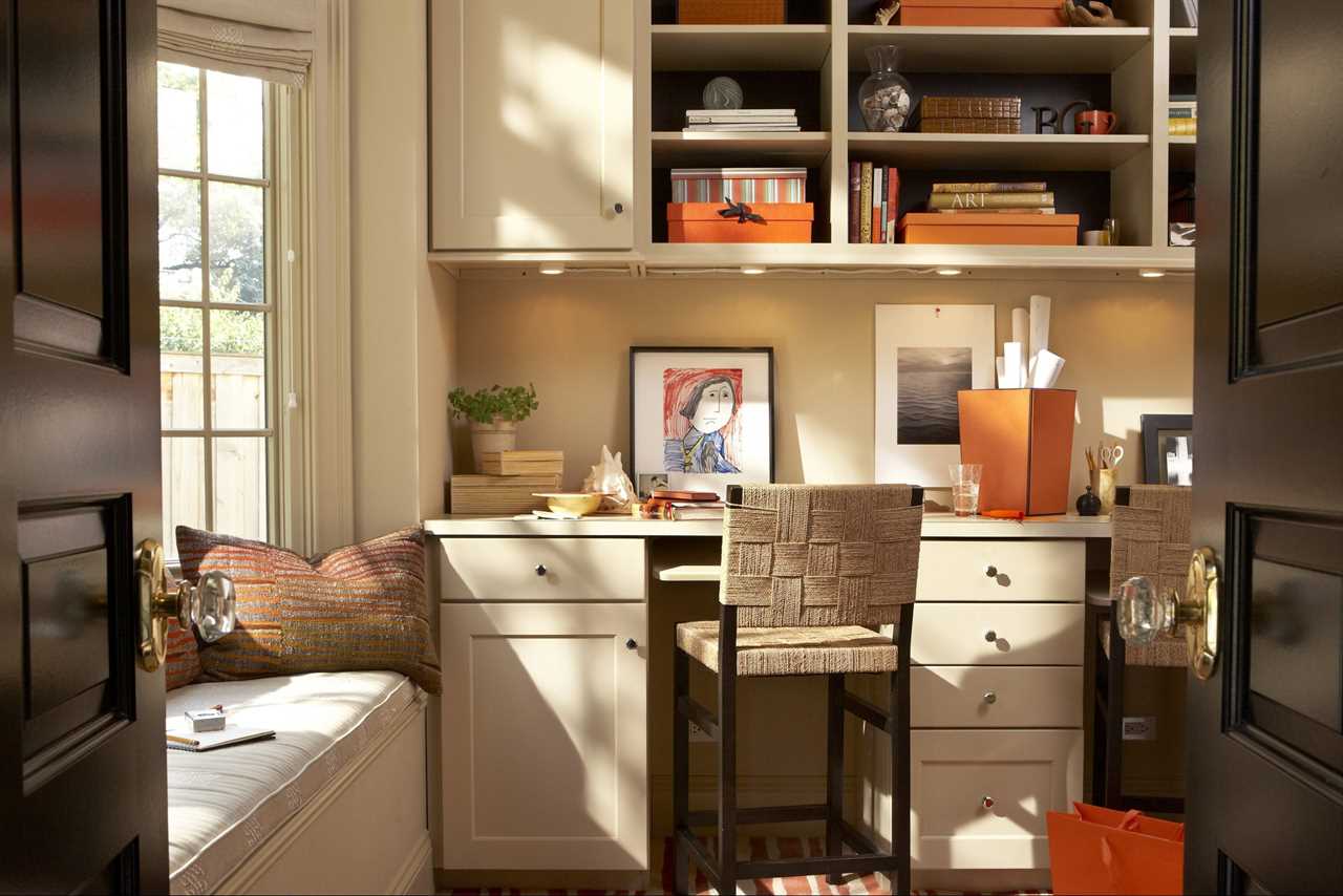 Interior of a Contemporary Home Office