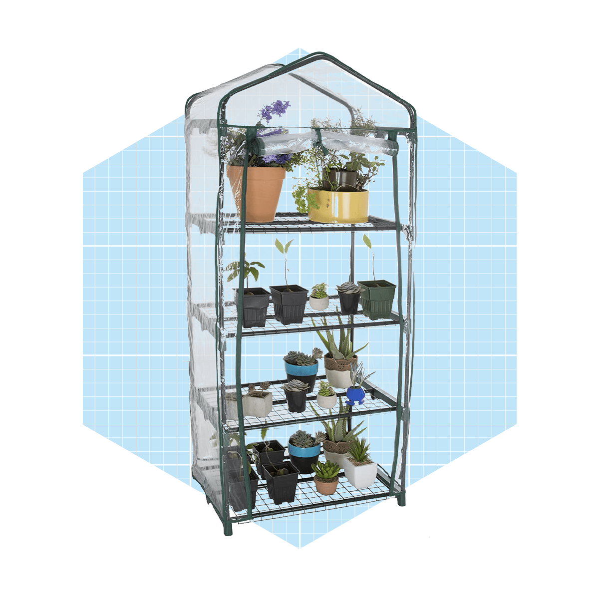 Pure Garden 4 Tier Greenhouse Ecomm Via Amazon.com