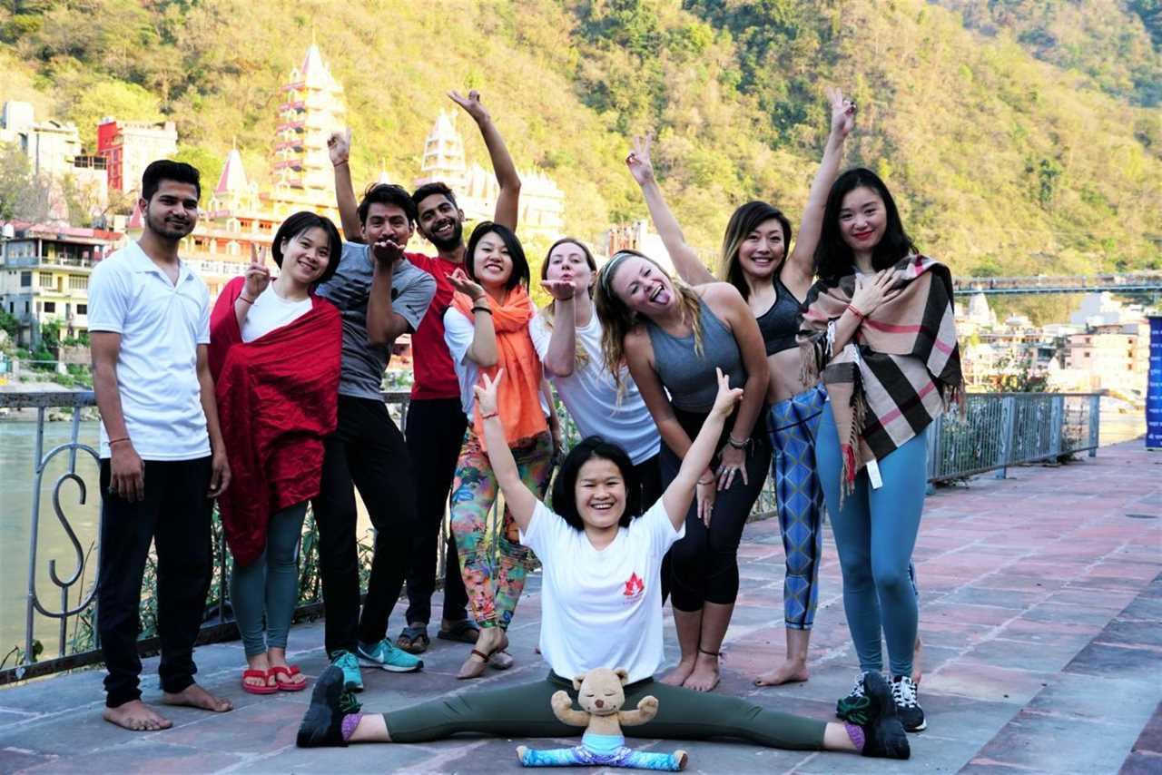 People at Rishikesh the Yoga Capital of the World