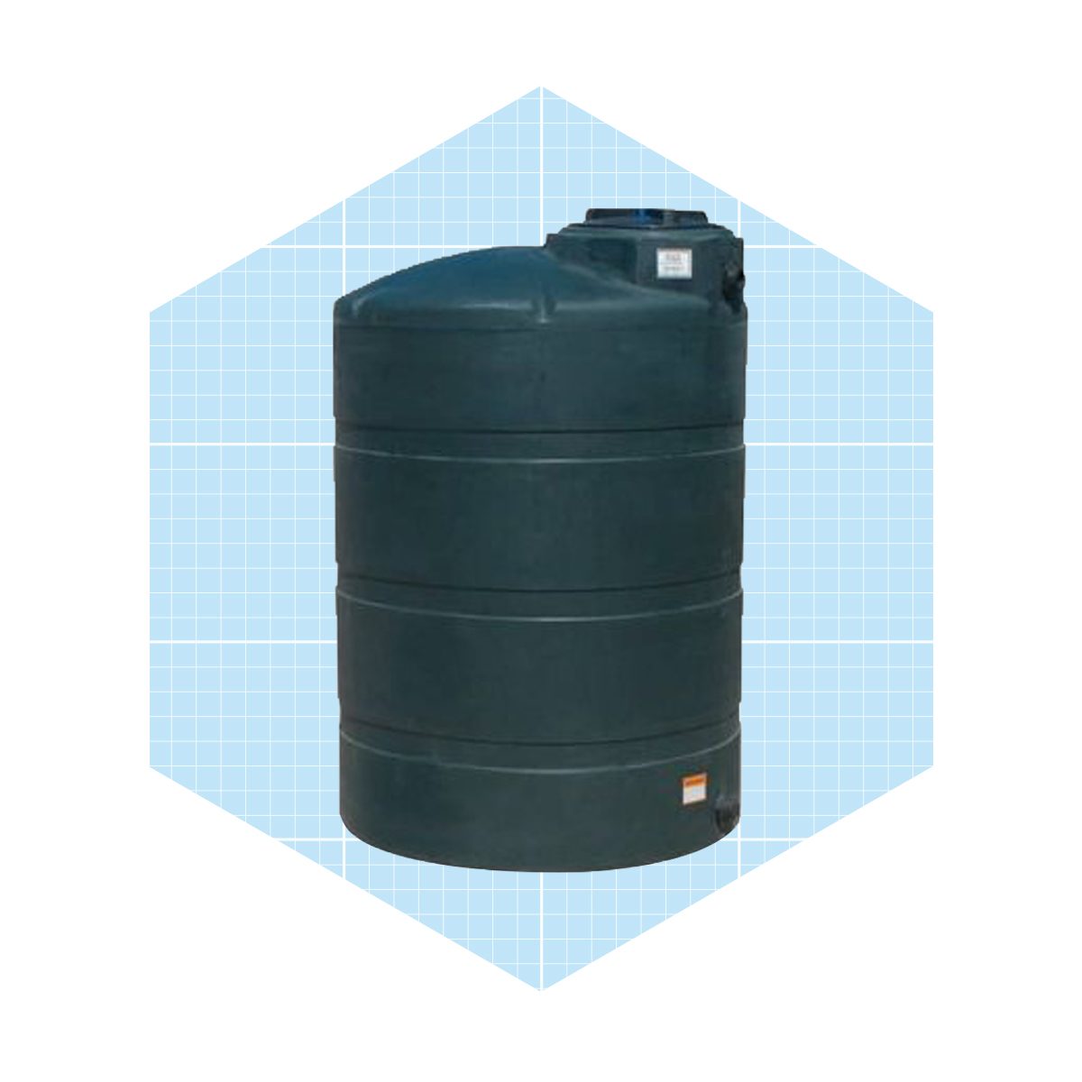 500 Gallon Green Plastic Water Tank Ecomm Tank Depot.com