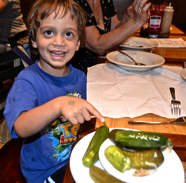 Pickle Mania at Carnegie Deli NYC