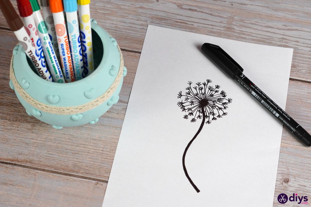 Dandelion drawing