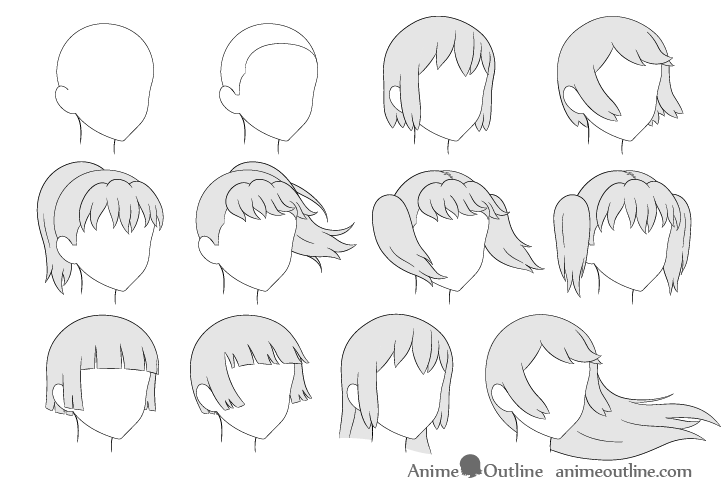 Anime hair