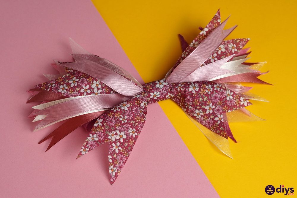 Pink ribbon bow