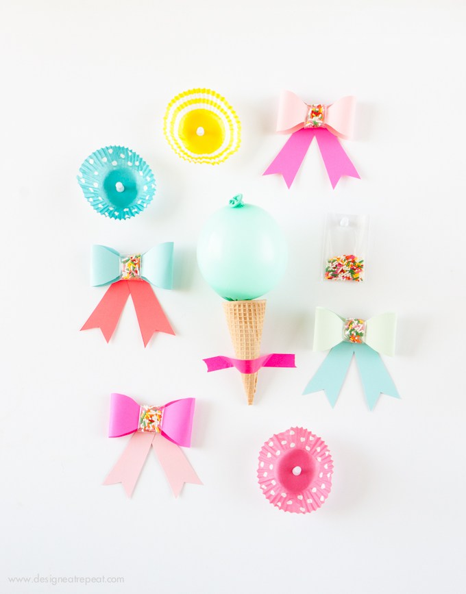 Sprinkle paper bows