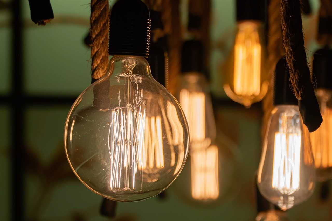 Close-Up Of Illuminated Light Bulb