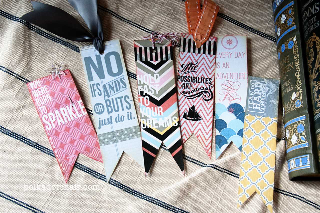 DIY Quote Bookmarks