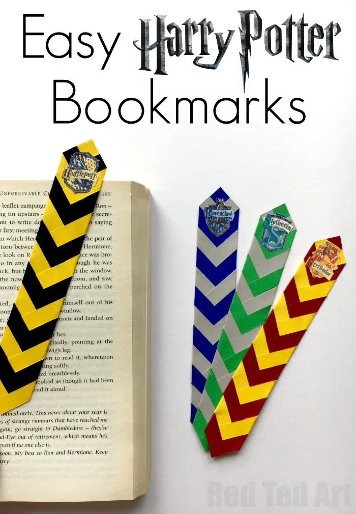 Easy harry potter bookmarks