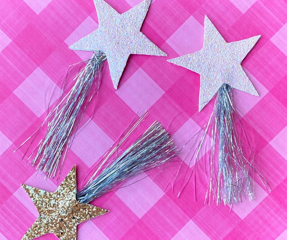 Diy shooting star bookmark