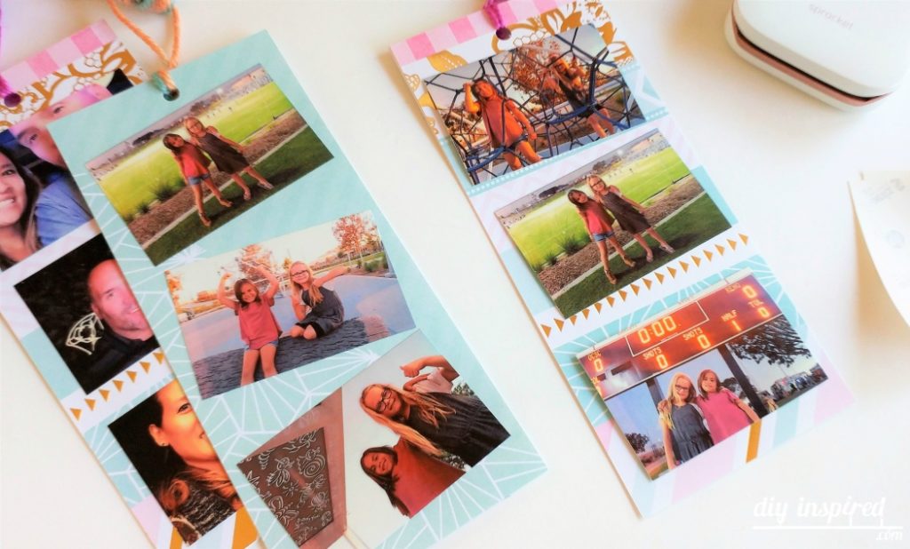 Diy photo bookmark