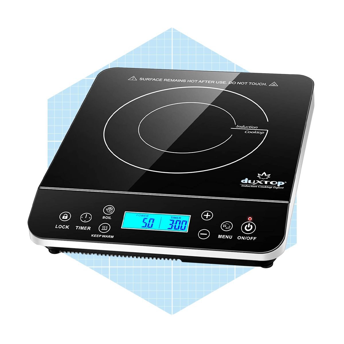 Induction single-burner stove