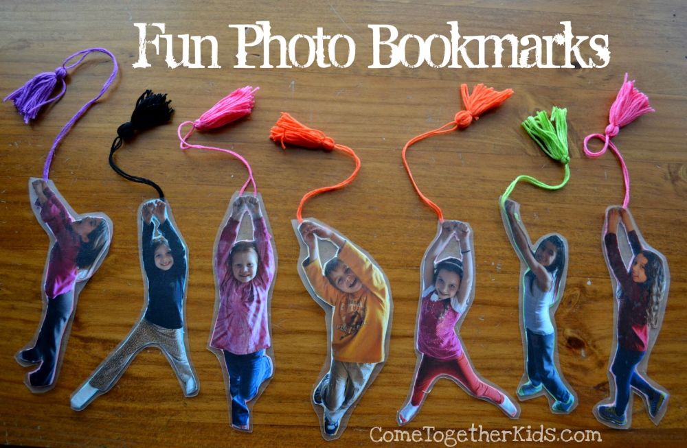 Fun photo bookmarks