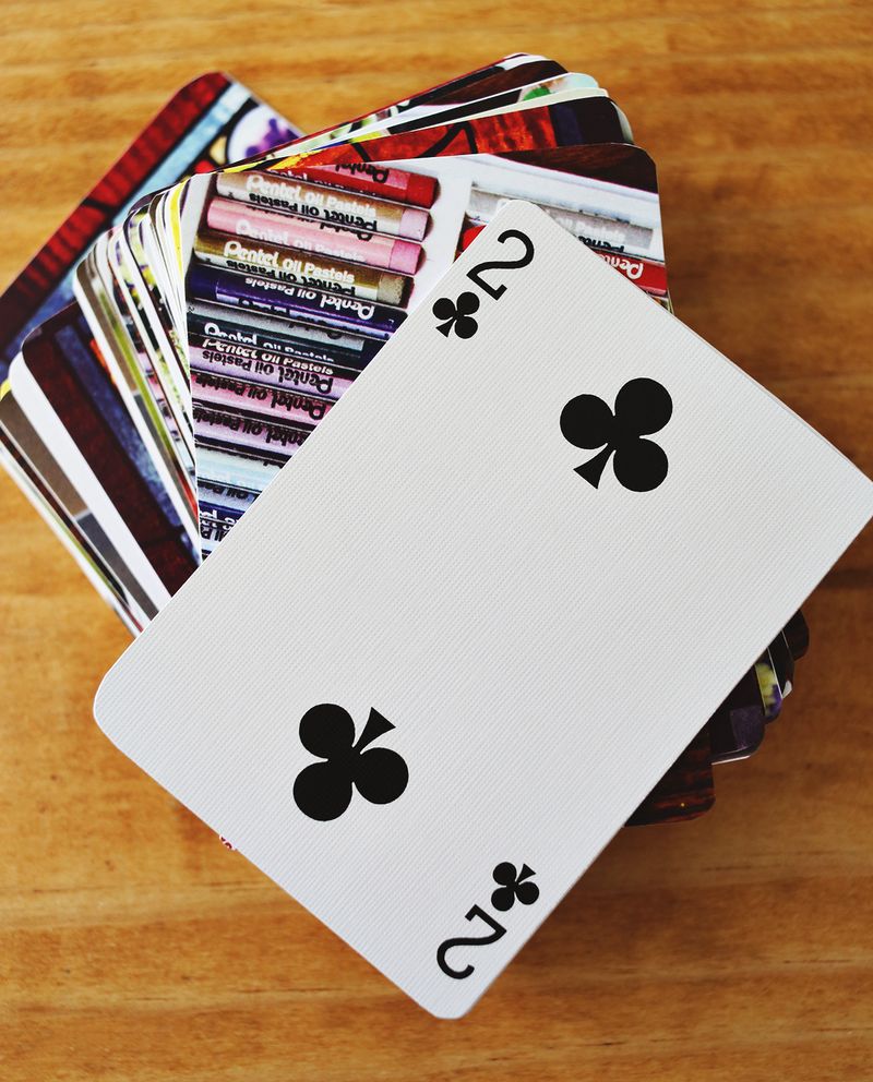 Diy photo playing cards