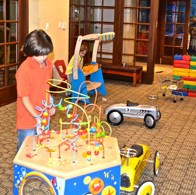 kid entertainment center at the italian restaurant breakers 