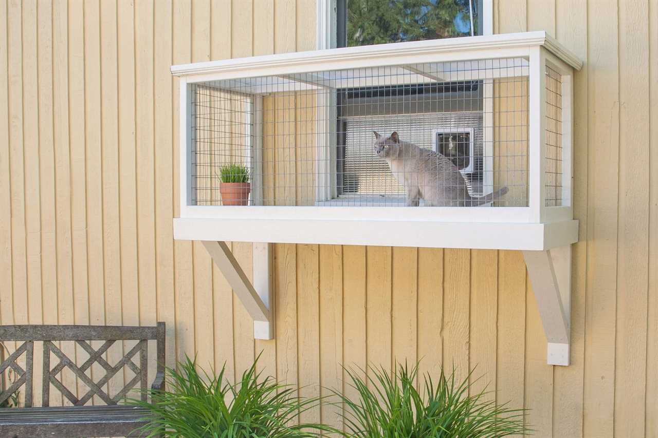 You can build a pet palace like the ones on At Home with Family Handyman.