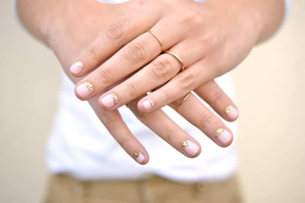 Pink Glitter - Pink Valentine's Day Nails