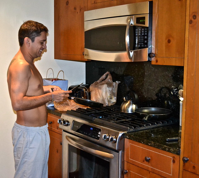 cooking at Stowe Mountain Lodge, Vermont