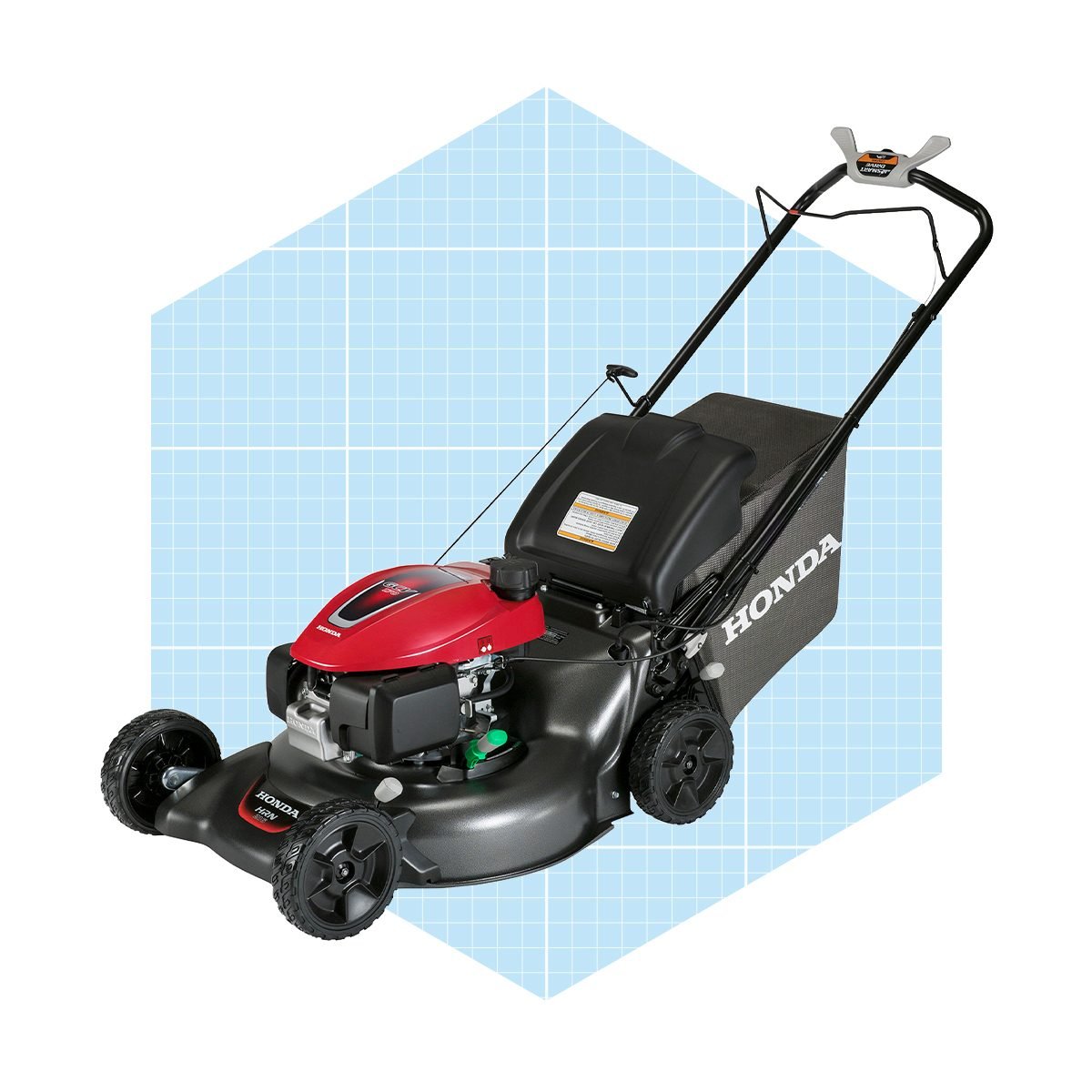 How do you distinguish between a push mower and a self-propelled one?