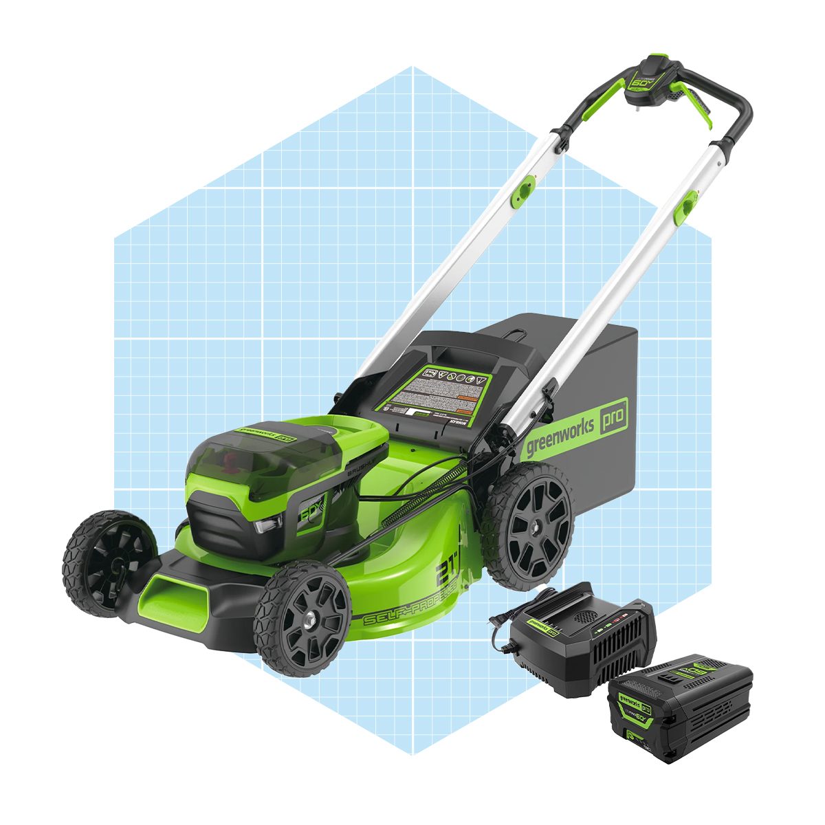 How do you distinguish between a push mower and a self-propelled one?