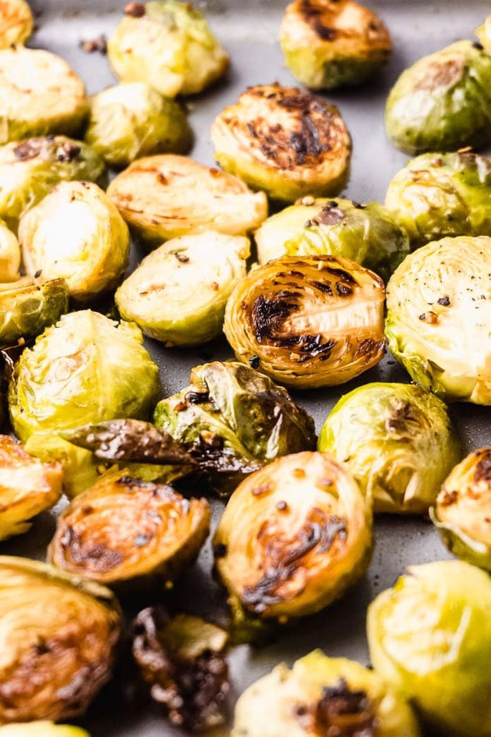 Healthy st patrick's day snacks oven baked brussels sprouts