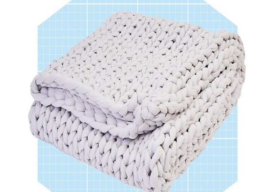 The Bearaby Weighted Blanket will give you a restful night's sleep every night