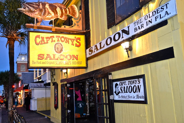 entrance to Captain Tony's Key West, Florida