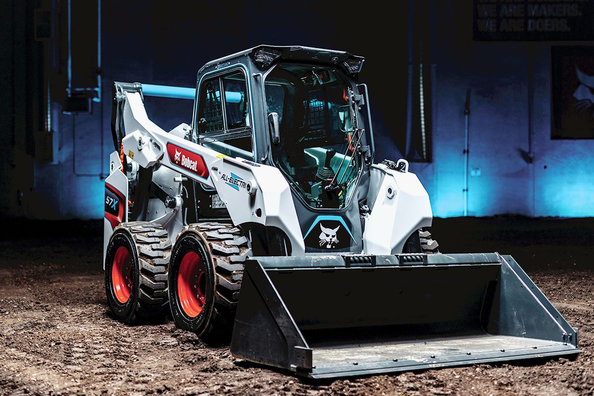 Bobcat S7x Electric Skid Steer Bucket Upclose Courtesy Bobcat