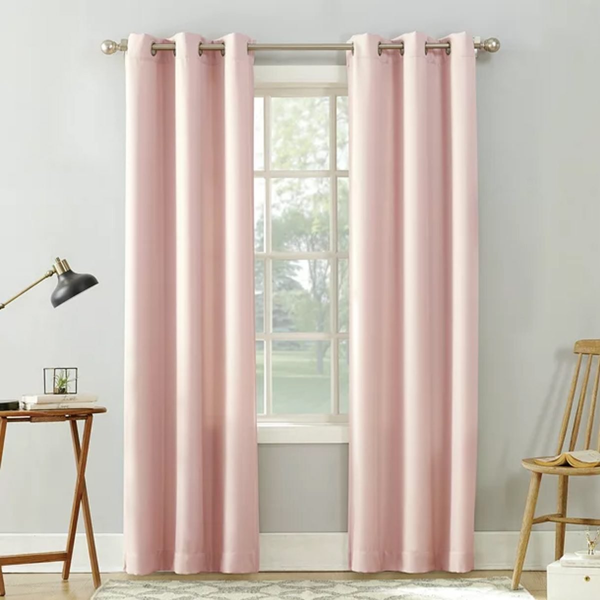 No. 918 Sora Casual Textured Semi Sheer Grommet Curtain Panel Ecomm Walmart.com