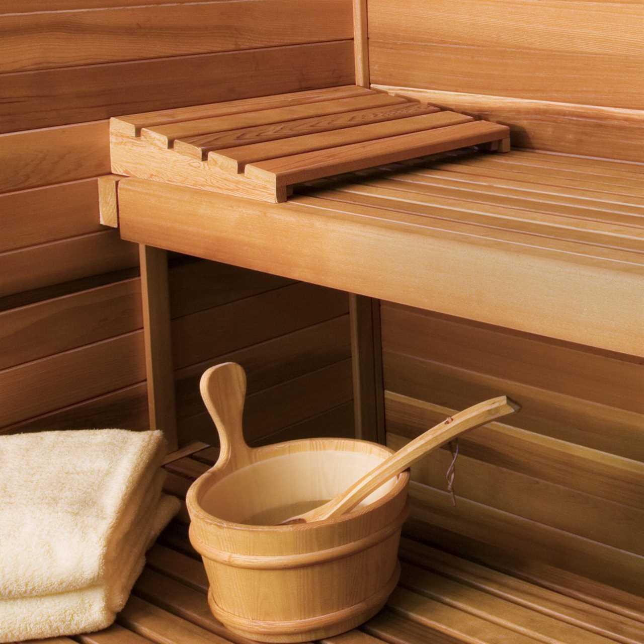 Interior View of Sauna Bath