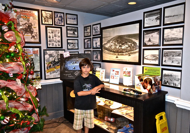 historic photo gallery at north turn daytona 